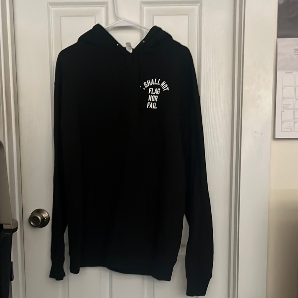 Black Graphic Hoodie